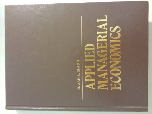 applied managerial economics  simon, julian lincoln 0130411949, 9780130411945