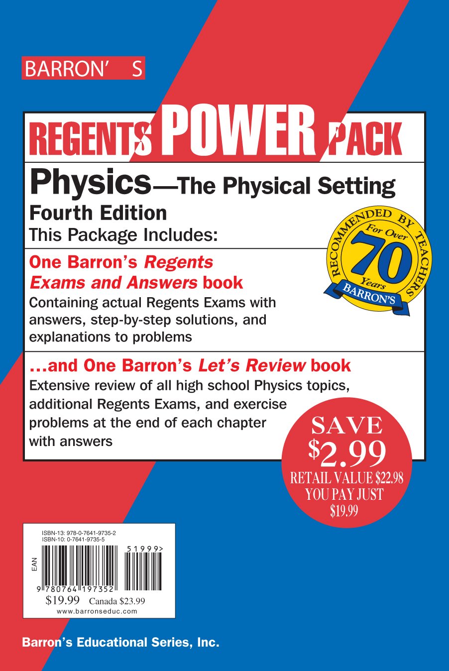 physics power pack the physical setting 4th edition lazar m.s., miriam a. 0764197355, 9780764197352