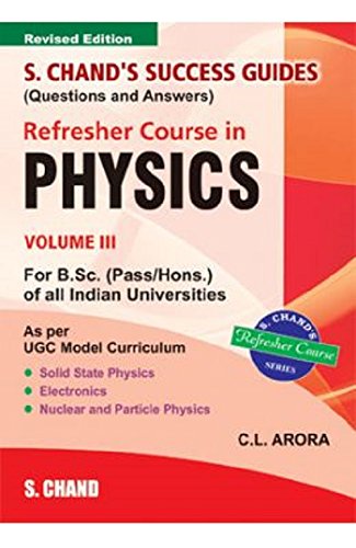 s chand refresher course in physics volume iii  arora, c. l. 8121906261, 9788121906265