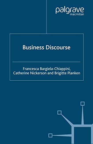 business discourse 2007 edition bargiela chiappini, f. 1403935769, 9781403935762