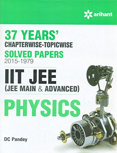 37 years chapterwise solved papers iit jee physics paperback dc pandey  dc pandey 9352037286, 9789352037285