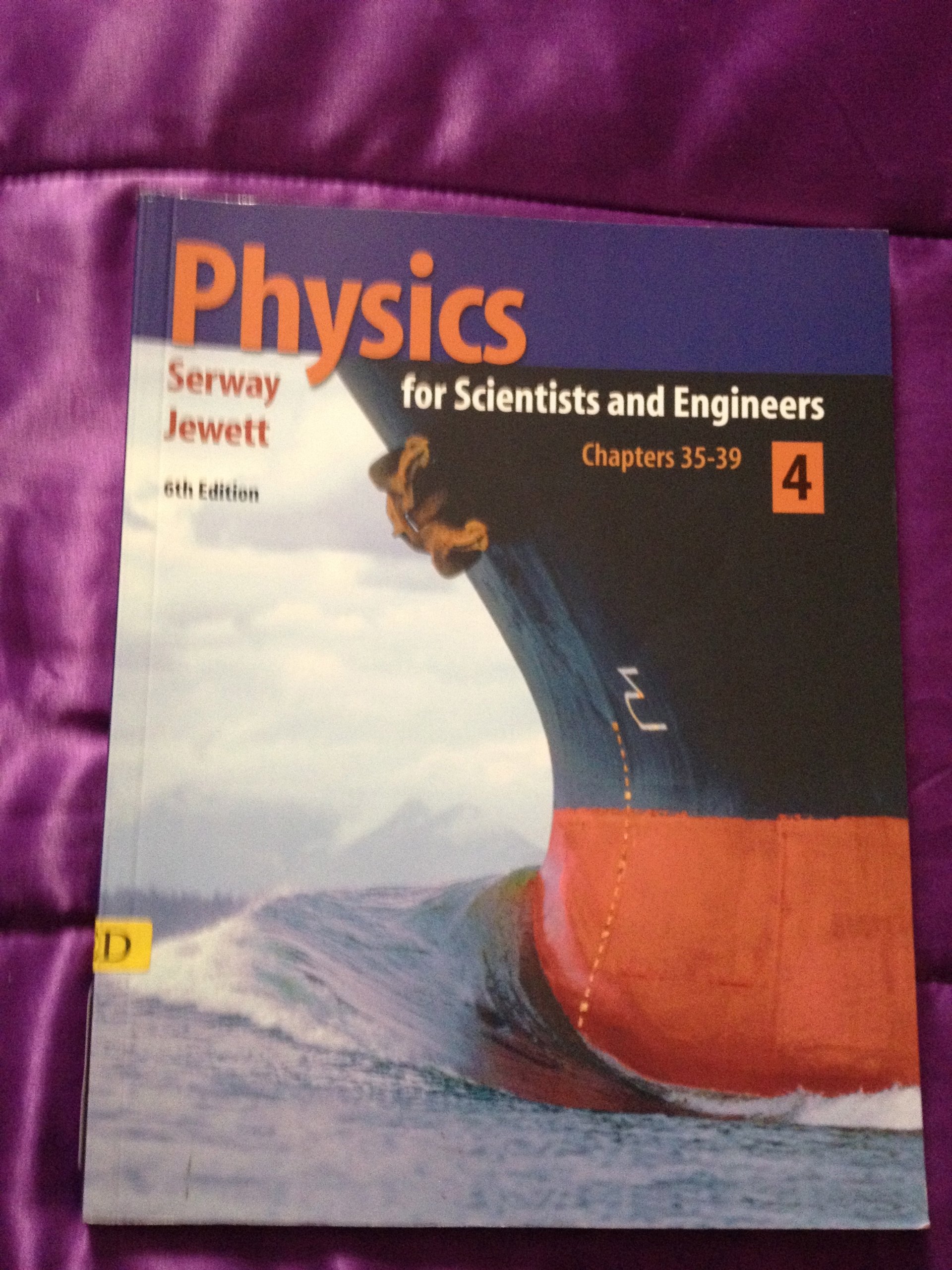 physics sci/eng v4 pap 6e 6th edition serway 0534408532, 9780534408534