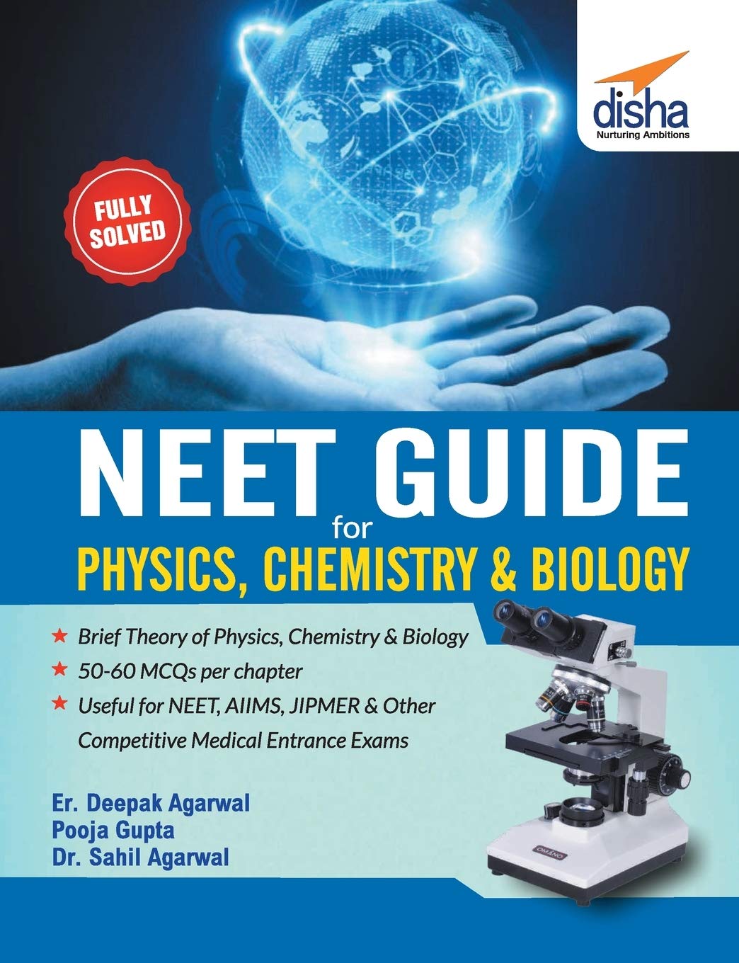 neet guide for physics chemistry and biology  disha experts 9386323117, 9789386323118