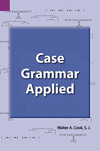case grammar applied  walter anthony cook 1556710461, 9781556710469
