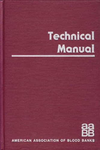 technical manual american association blood banks 1985 9th edition international coll applied kinesiology