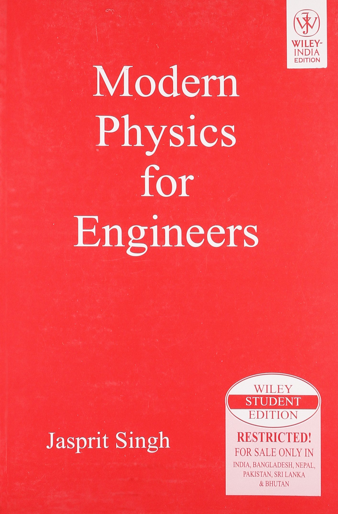 modern physics for engineers 1st edition jasprit singh 8126531274, 9788126531271