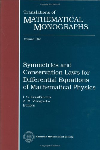 symmetries and conservation laws for differential equations of mathematical physics  bocharov, a. v.,