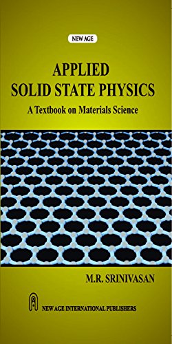 applied solid state physics a textbook on materials science  srinivasan, m.r. 8122434215, 9788122434217