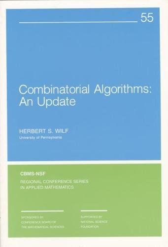 combinatorial algorithms an update  wilf, herbert s. 0898712319, 9780898712315