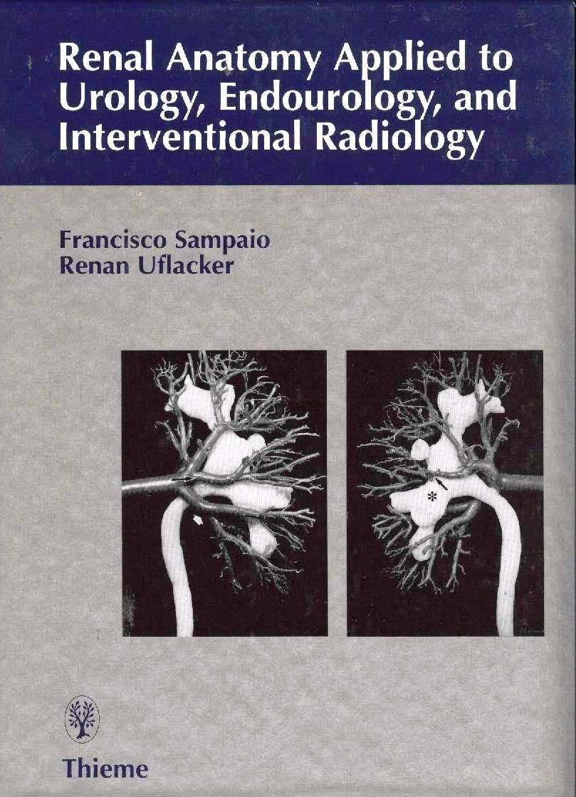 renal anatomy applied to urology endourology and interventional radiology 1st edition francisco j. b.