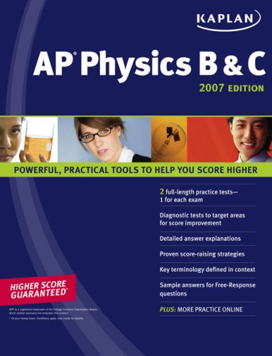 kaplan ap physics b and c 2007 edition  kaplan 1419550837, 9781419550836