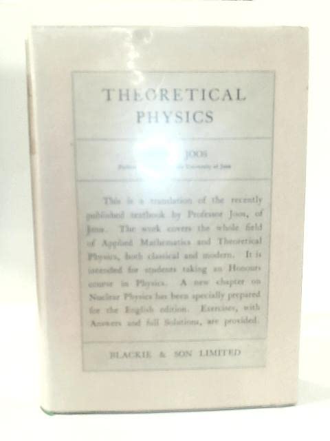theoretical physics 1st edition blass, gerhard a. 030650006x, 9780306500060