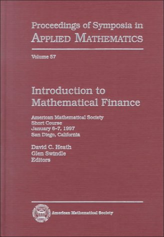 introduction to mathematical finance american mathematical society short course january 6 7 1997 san diego