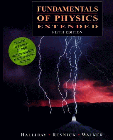 fundamentals of physics extended and interactive learningware cd rom for fundamentals of physics and students