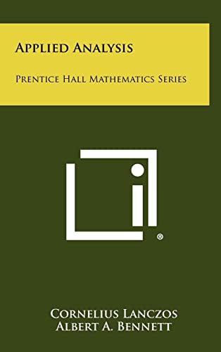 applied analysis prentice hall mathematics series  cornelius lanczos 1258427478, 9781258427474