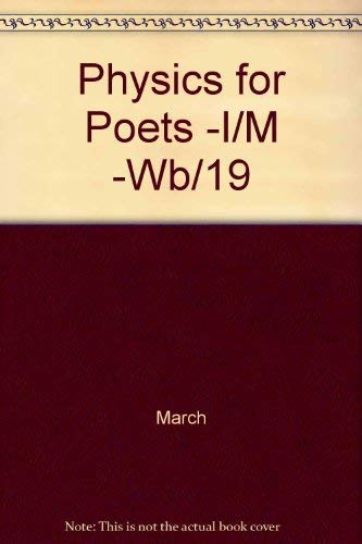 physics for poets instructors manual 2nd edition march, robert h. 0070402442, 9780070402447