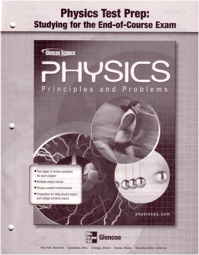 physics test preparation studying for the end of course exam 1st edition mcgraw hill 0078659019, 9780078659010