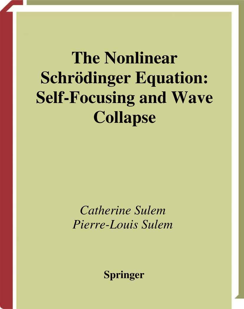 the nonlinear schr dinger equation self focusing and wave collapse 1999 edition sulem, catherine, pierre