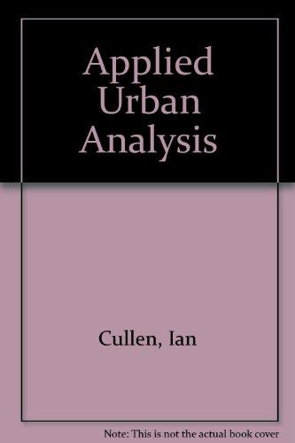 applied urban analysis cl cullen 0416364306, 9780416364309