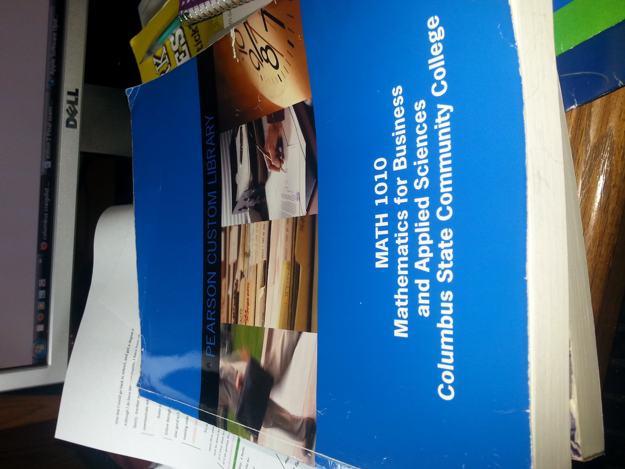 math 1010 mathematics for business and applied sciences columbusstate community college  cleaves 1256586153,