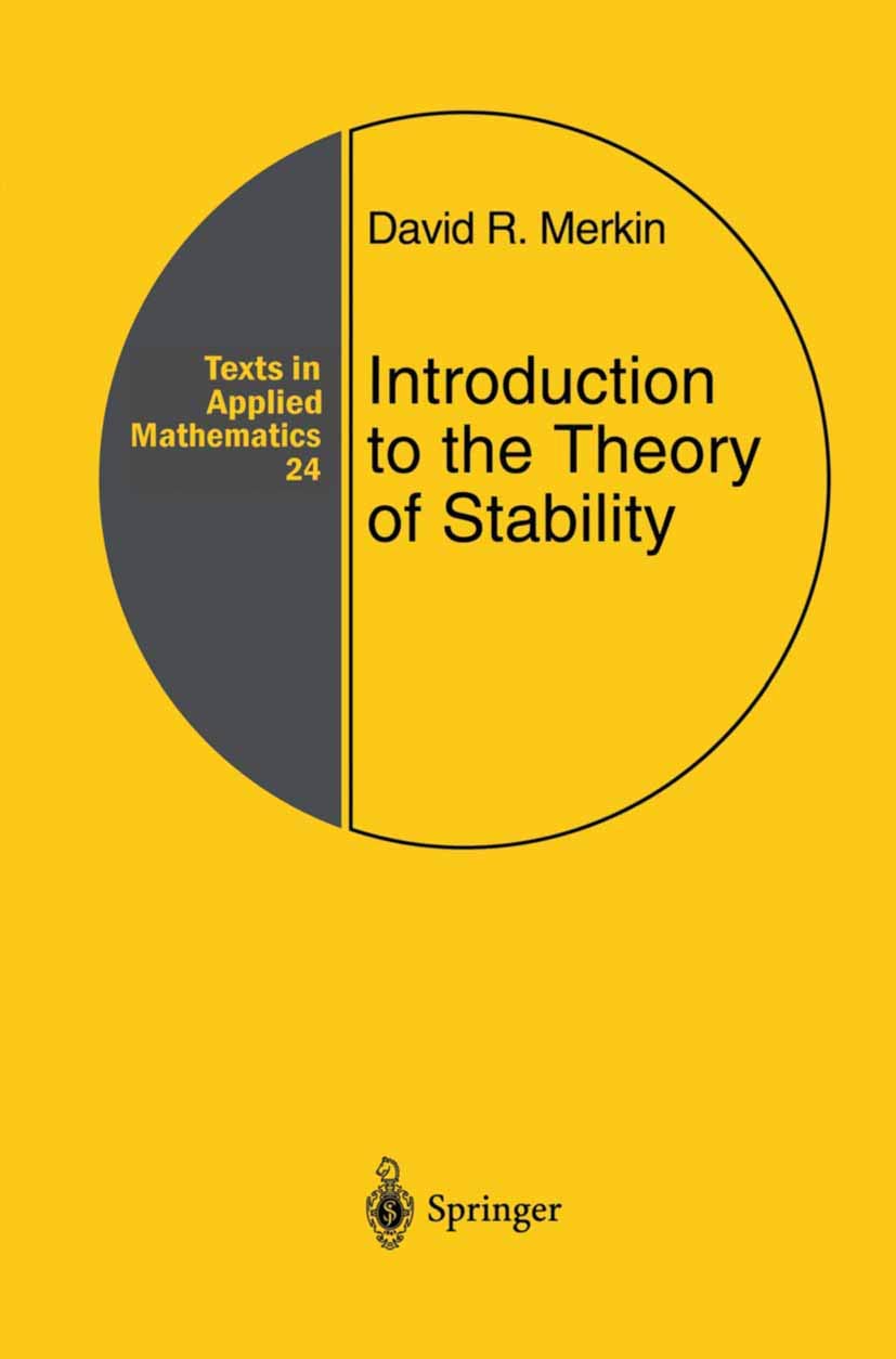 introduction to the theory of stability 1997 edition merkin, david r. 0387947612, 9780387947617