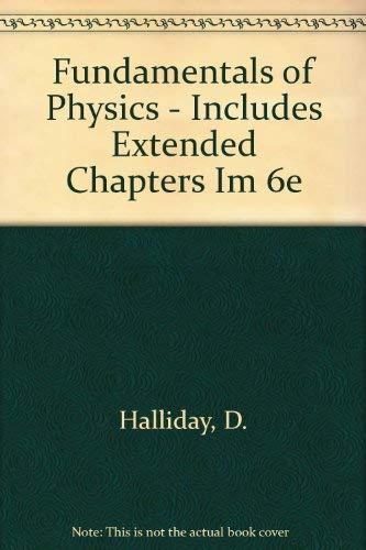 istructors manual includes exteded chapters fundamentals of physics sixth editi 1st edition christman, j.