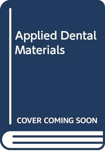 applied dental materials fifth edition anderson, john n. 0632000287, 9780632000289