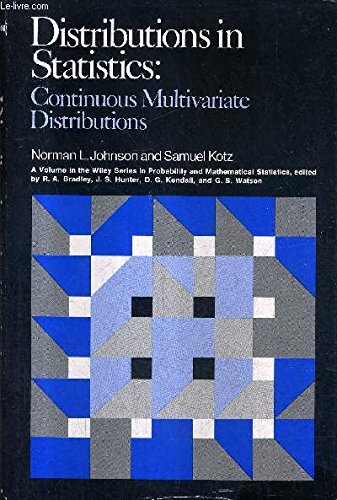 distributions in statistics continuous multivariate distributions 1st edition johnson, norman l., kotz,