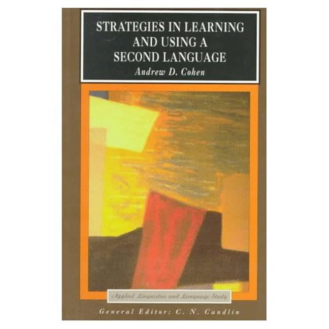strategies in learning and using a second language  cohen, andrew d. 0582305888, 9780582305885