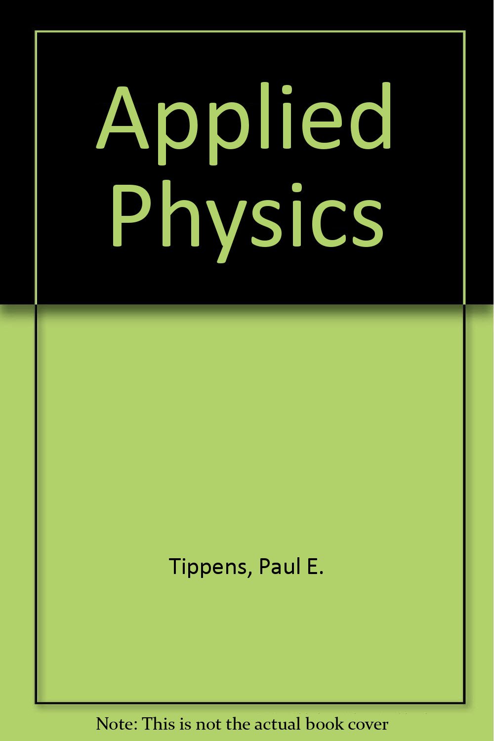 applied physics 2nd edition tippens, paul e. 0070649618, 9780070649613