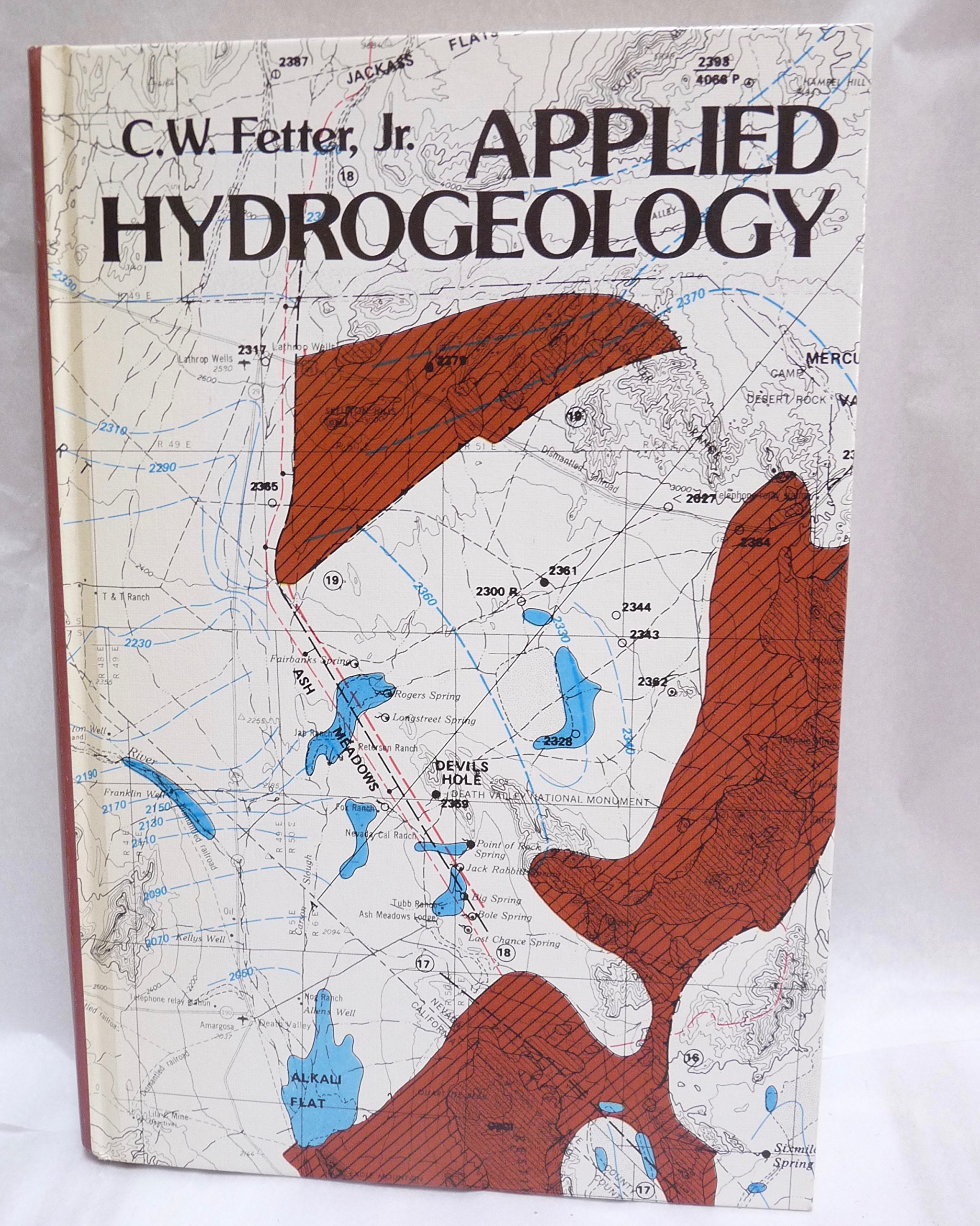 applied hydrogeology  c. w fetter jr. 0675081262, 9780675081269