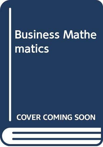 business mathematics  mira, julio a, hartmann, g 0442054254, 9780442054250