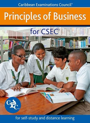 principles of business for csec for self study and distance learning caribbean examinations caribbean