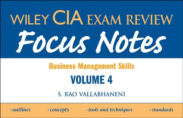 wiley cia exam review focus notes business management skills  vallabhaneni, s. rao 0470277092, 9780470277096