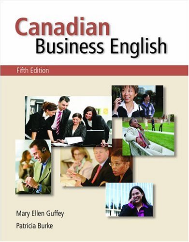 canadian business english 5th revised edition guffey, mary ellen 0176440267, 9780176440268