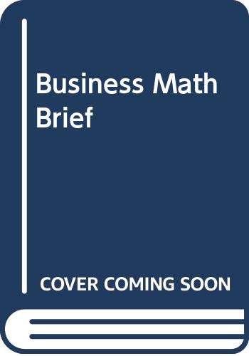 business math 2nd edition aufmann, richard n., baker, vernon c., lockwood, joanne s. 0395675324, 9780395675328