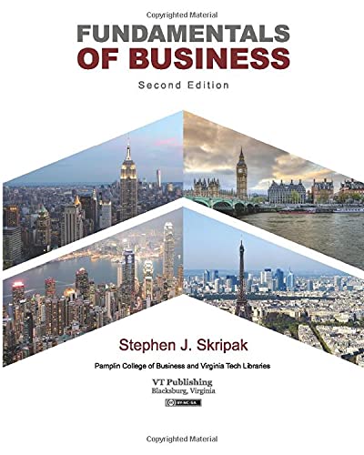 fundamentals of business 2nd edition skripak, stephen j. 0997920173, 9780997920178