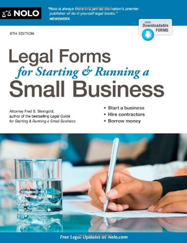 legal forms for starting and running a small business 8th edition steingold, fred s. 1413319637, 9781413319637