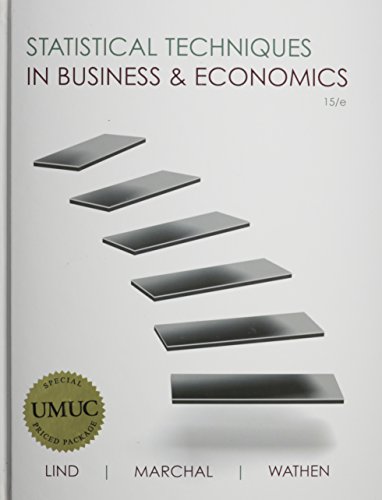 statistical techniques in business and economics with access code 15th edition lind 0077870190, 9780077870195