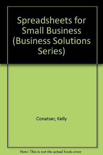 spreadsheets for small business/book and disk  kelly conatser 0137858663, 9780137858668
