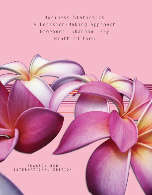 business statistics 9th edition shannon, patrick w., fry, phillip c, smith, kent d groebner david f.