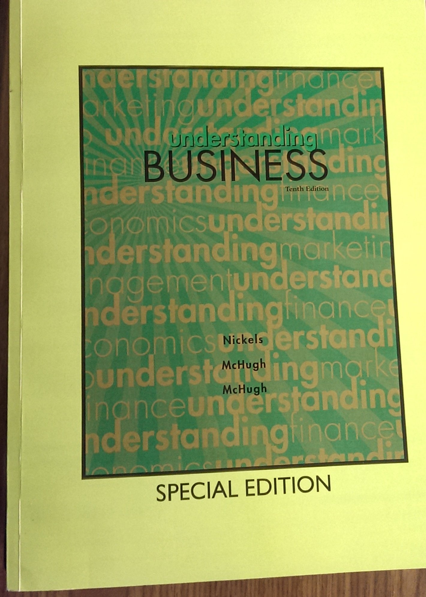 understanding business plus special edition for ivy tech community college 10th edition william nickels,