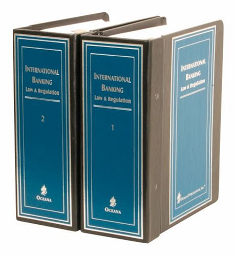 international banking law and regulation lslf edition center for international legal studies 0379012863,