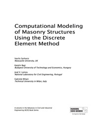 computational modeling of masonry structures using the discrete element method 1st edition vasilis sarhosis
