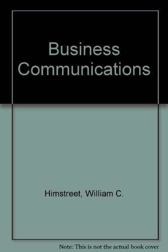 business communications principles and methods 7th edition himstreet, william c 0534028373, 9780534028374