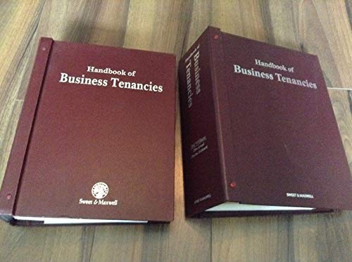 handbook of business tenancies delyth williams, del williams 0421327901, 9780421327900