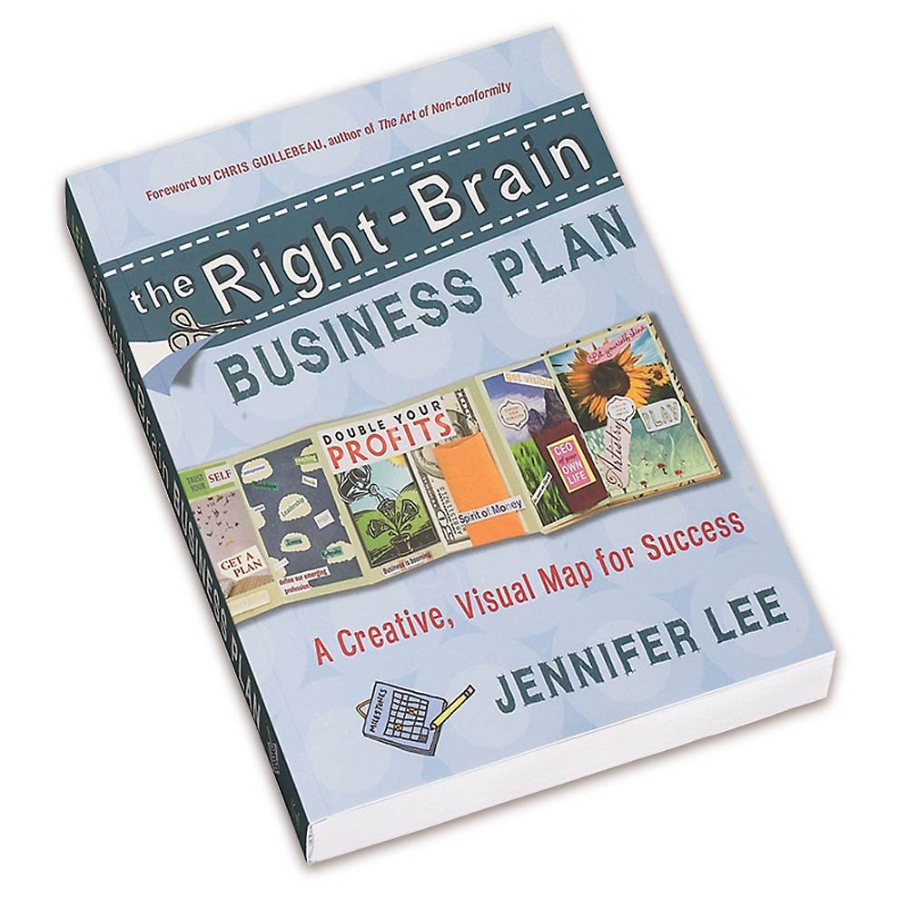the right brain business plan a creative visual map for success 39335 edition jennifer lee 1577319443,
