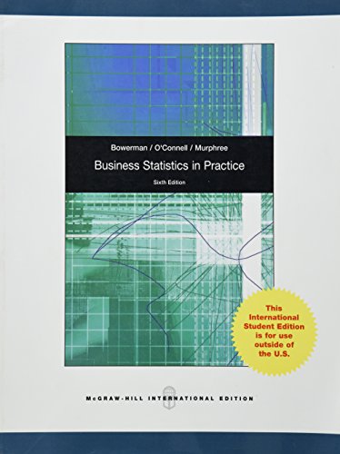 business statistics in practice 6th revised edition bruce l. bowerman 0071220658, 9780071220651