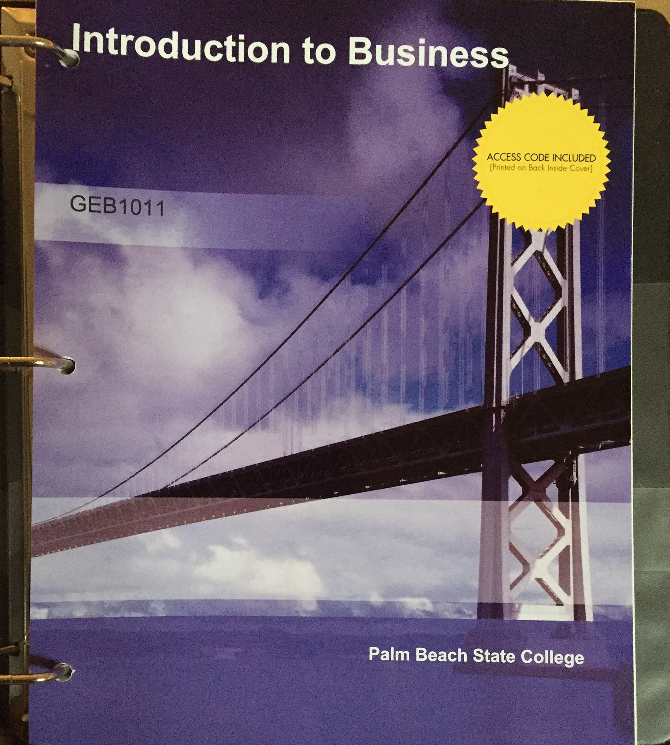 introduction to business geb1011 palm beach state college  mcgraw hill 1308448937, 9781308448930