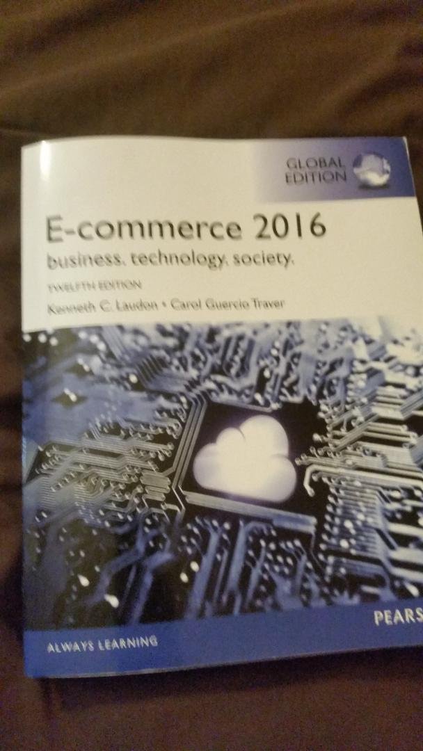 e commerce 20 business technology society global edition 12th edition kenneth c. laundon, carol guercio